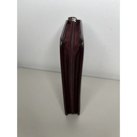Vintage DayTimer Day Planner Burgundy Faux Leather - Picture 5 of 16